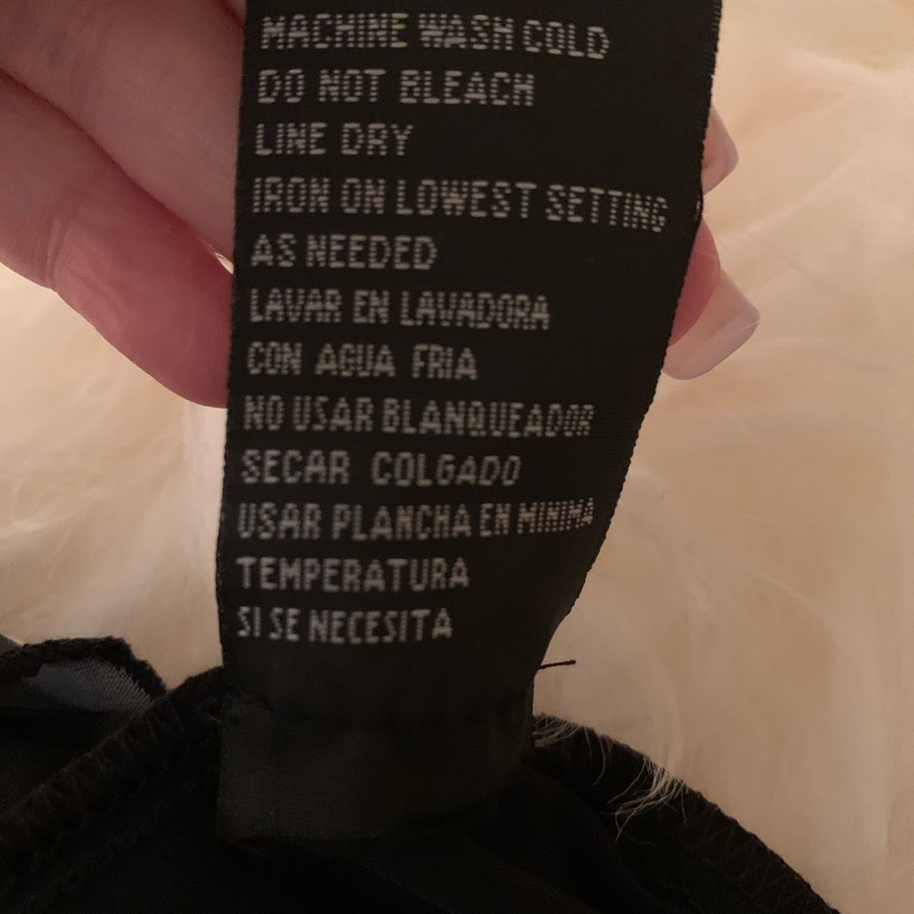 NWOT Madison Leigh Black Polkadot Shift Dress 14 - Picture 11 of 16